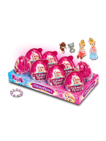 Яйцо ШОКОПРИЗ MAXI для девочек с игрушкой шоколадно-молочной пастой и печньем 30 грамм