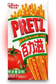 Хлебные палочки "Pretz" со вкусом томата 60 грамм