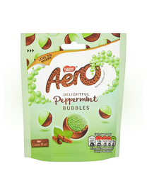 Шоколадное драже Nestle Aero Peppermint "Воздушный шоколад" 102 гр