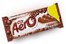 Молочный пористый шоколад Nestle Aero Milk Block 100 грамм