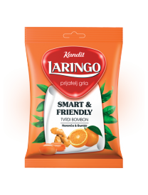 Карамель LARINGO апельсин-имбирь 80 гр