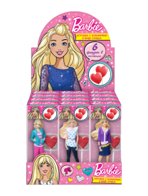 Карамель в виде сердца с куклой Barbie 20 гр