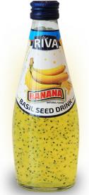Basil seed drink Banana flavor "Напиток Семена базилика с ароматом банана" 290мл