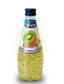 Basil seed drink Kiwi flavor "Напиток Семена базилика с ароматом киви" 290мл