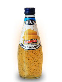 Basil seed drink Mango flavor "Напиток Семена базилика с ароматом манго" 290мл