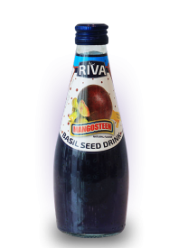 Basil seed drink Mangosteen flavor "Напиток Семена базилика с ароматом мангустин" 290мл