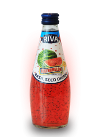 Basil seed drink Watermelon flavor "Напиток Семена базилика с ароматом арбуза" 290мл