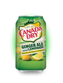 Напиток CANADA DRY GINGER ALE and LEMONADE имбирь-лимонад 355 мл