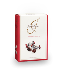 Шоколад Carletti Jakobsen Chocolate Strawberry Bag in box 140 грамм