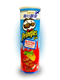 Чипсы Pringles со вкусом коктейля Кровавая Мерри 110 гр