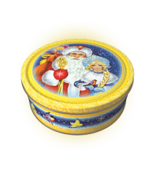 Печенье Дед Мороз и Снегурочка Сладкая Сказка 400 гр