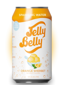 Напиток газированный Jelly Belly Orange Sherbet со вкусом апельсинового щербета 355 мл