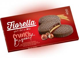 Печенье Fiorella c молочным шоколадом и ореховой кремом 67,5 гр
