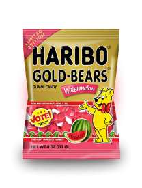 Мармелад "HARIBO" Мишки со вкусом арбуза (Gold Bears Watermelon) 113 грамм