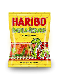 Мармелад "HARIBO" гремучие змеи (Rattle-Snakes) 142 грамм