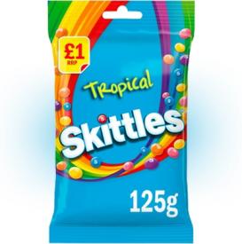 Драже жевательное Skittles Tropical 125 гр