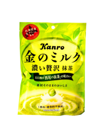 Карамель Kanro молочная с зеленым чаем 70 грамм