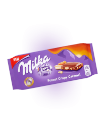 Шоколад Milka Peanut Crispy Caramel 90 грамм