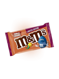 Шоколадное драже M&Ms с хрустящей карамелью 80 гр