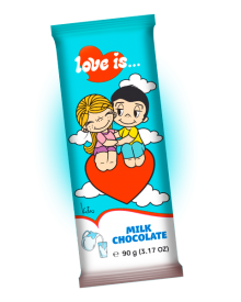 Шоколад молочный Love Is 90 гр