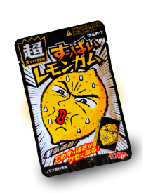 Жевательная резинка Marukawa (кислая лимонная) 41,5 грамм