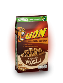 Мюсли Nestle Lion caramel&choco 420 грамм