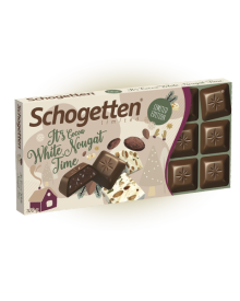 Шоколад молочный Schogetten с кусочками белой нуги 100 гр