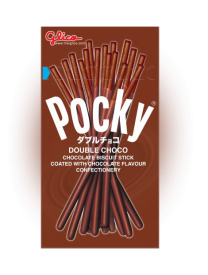 Бисквитные палочки Pocky в шоколадной глазури Дабл Чоко 47 гр