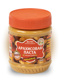 Арахисовая паста Азбука Продуктов кремовая 340 гр