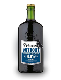 Пиво St. Peters Without темное б/а 500 мл