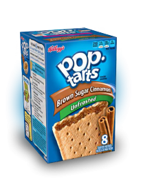 Печенье Pop Tarts 8 PS Unfrosted Brown Sugar Cinnamon 397 грамм
