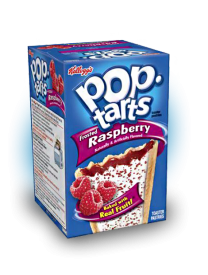 Печенье Pop Tarts 8 PS Frosted Raspberry с малиной 416 грамм