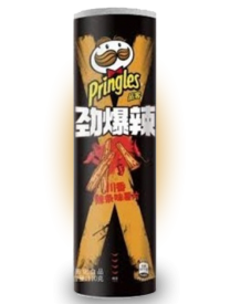 Чипсы Pringles со вкусом азиатских закусок под острым Сычуаньским соусом 110 гр