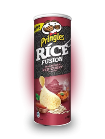 Чипсы Pringles RICE со вкусом Малазийского красного Карри 180 гр