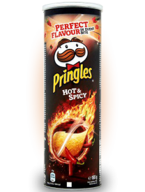 Чипсы Pringles Hot & Spicy (Острые и Пряные) 107 гр