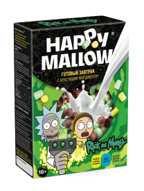 Сухой завтрак с маршмеллоу Happy Mallow Rick and Morty 240 гр