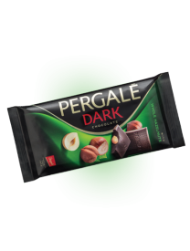 Темный шоколад Pergale с цельным фундуком 100 гр