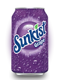 Напиток Sunkist Grape 0,355 л