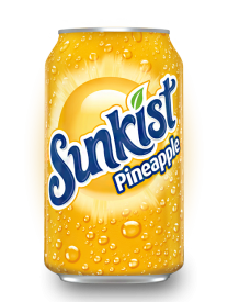 Напиток Sunkist Pineapple 0,355 л