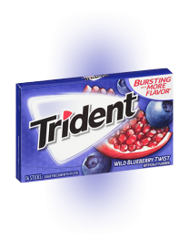 Жвачка Trident Wild Blueberry Twist
