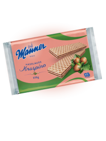 Вафли Manner Knuspino с ореховым кремом 110 гр
