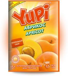 Растворимый напиток YUPI Абрикос 15 грамм