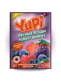 Растворимый напиток YUPI Лесные ягоды 15 грамм