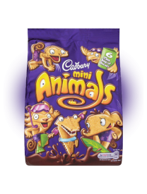 Мини-печенья Cadbury в форме животных 139,3 гр