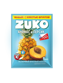 Растворимый напиток ZUKO Ананас-персик 25 гр